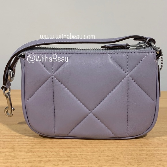 Coach Nolita 15 with Puffy Diamond Quilting Mini Bag - Silver/Mist - Picture 2 of 6